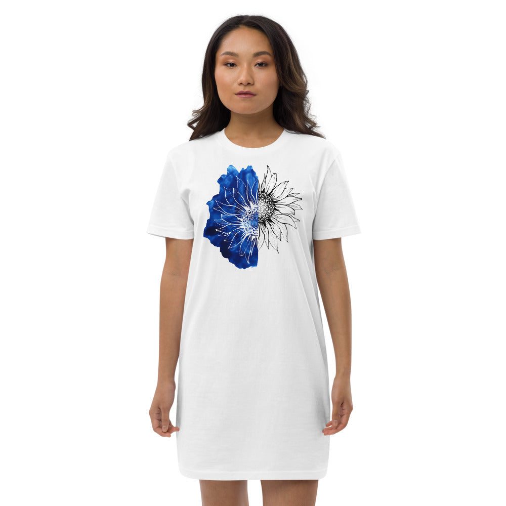 Right to be Blue Organic T-Shirt Dress