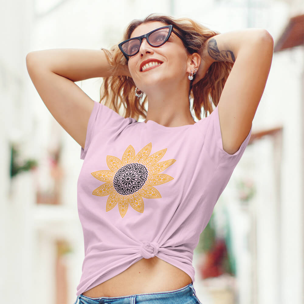 Sunflower Mandala Shirt