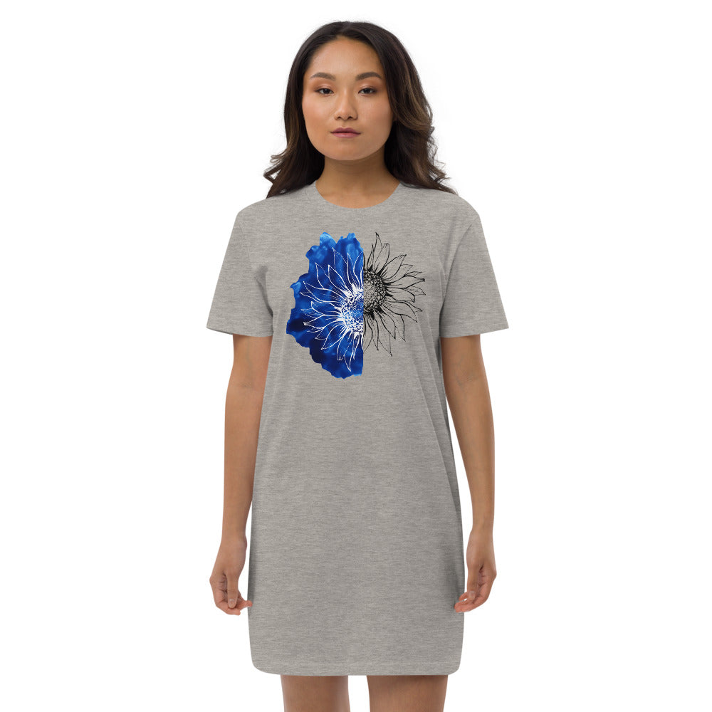 Right to be Blue Organic T-Shirt Dress
