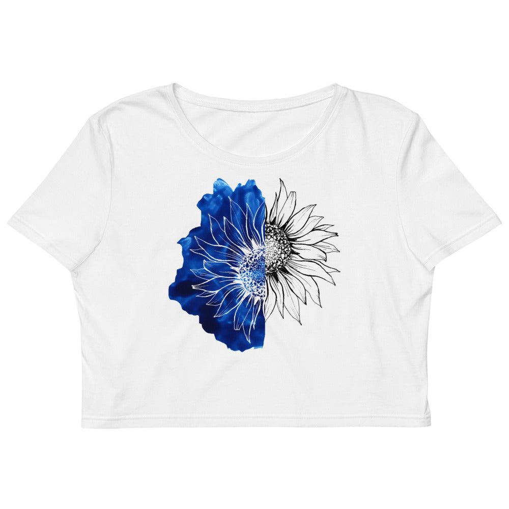 Right to be Blue Organic Crop Top