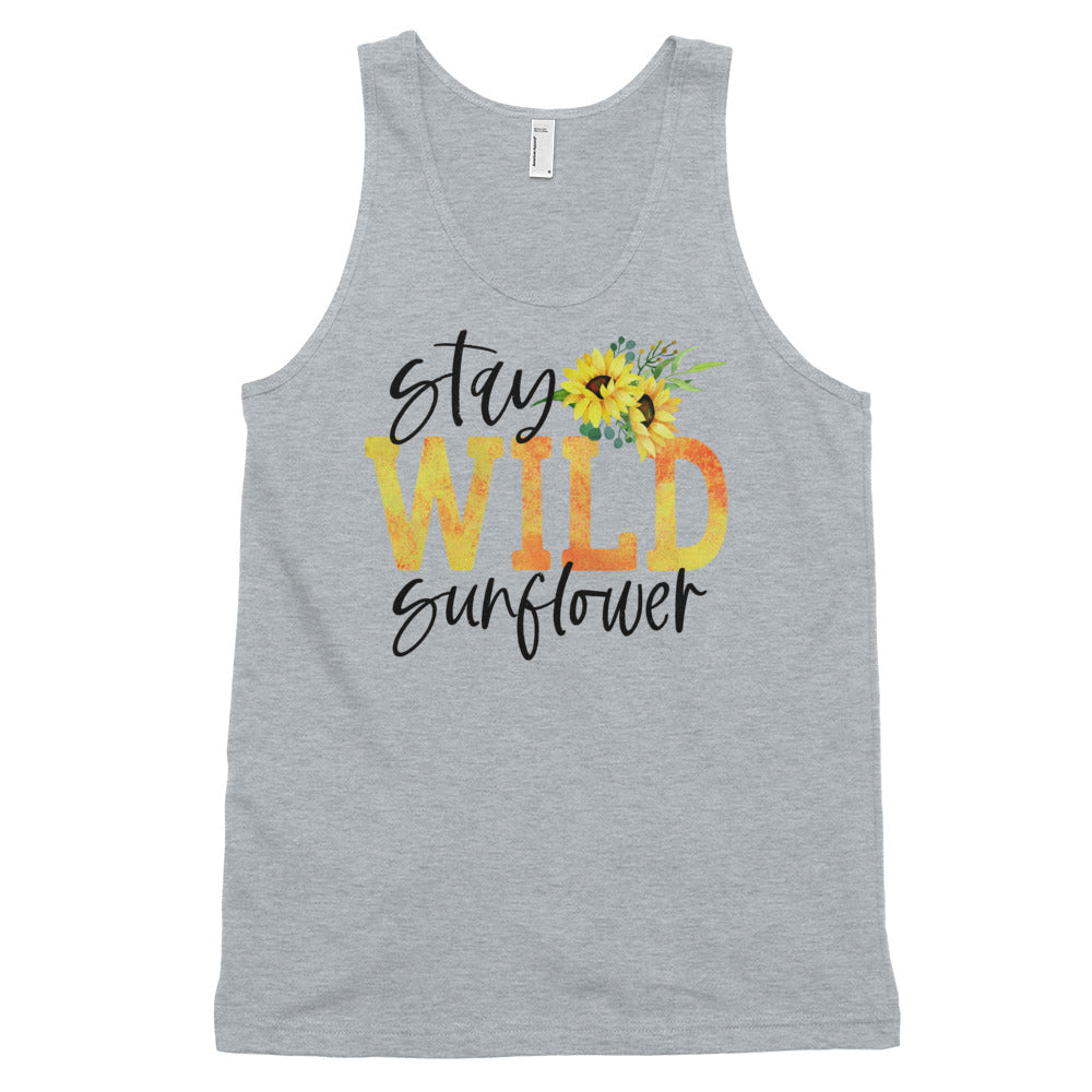 Stay Wild Sunflower Tank Top